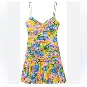 Zara Floral Multicolor mini Dress